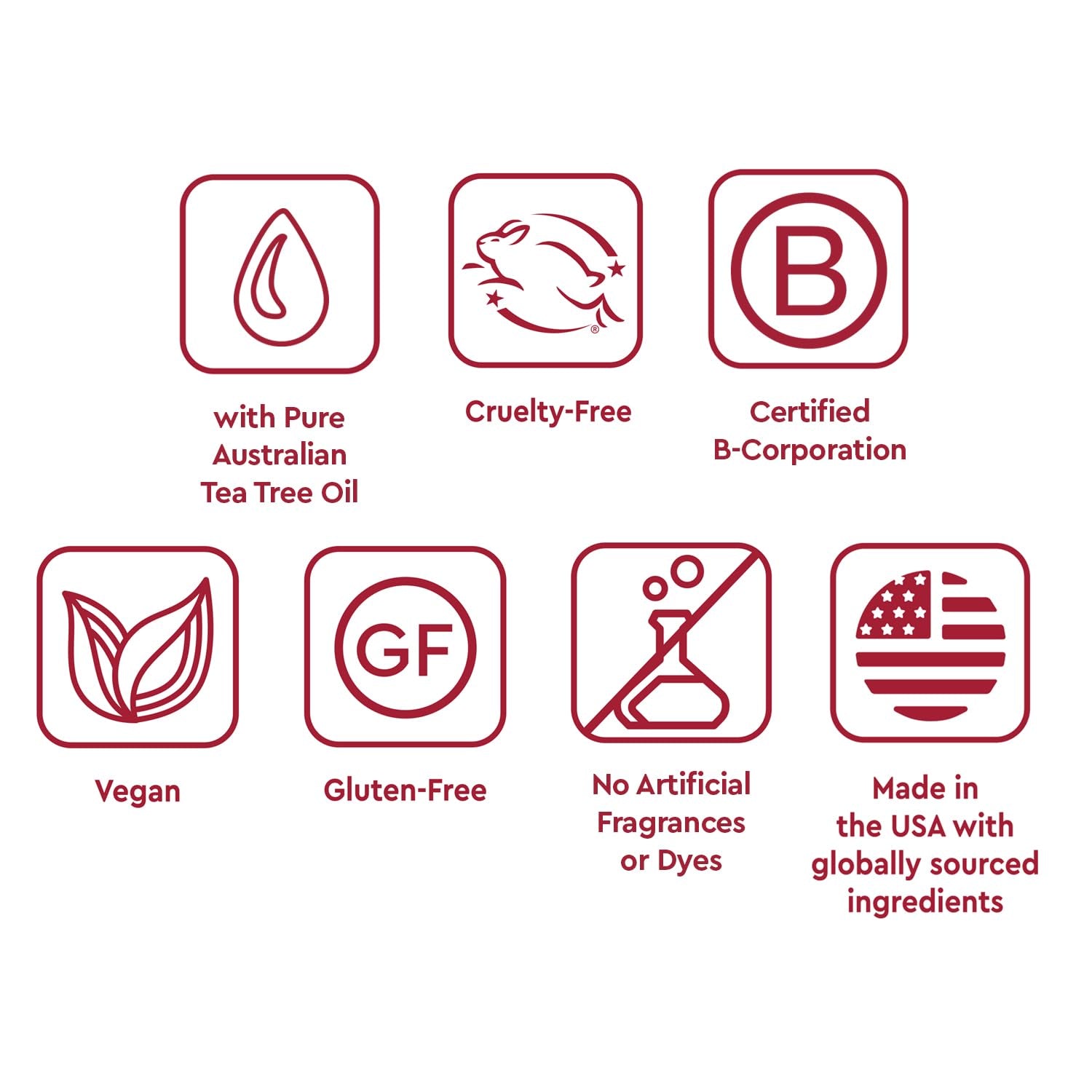 Thoroughly Clean Face Wash with Tea Tree Oil, Castile Soap and Coconut Oil - Organic Facial Cleanser for Sensitive and Oily Skin, Vegan & Cruelty-Free, 32 Fl Oz